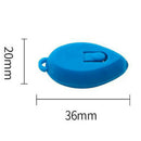 5pcs Mini UV Keychain LED Key Ring Flash Flashlight Torch Anti Blue Light Lam@