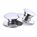 2Pcs/Set Replacement Pot Lid Knobs Stainless Steel Pan Cover Handle Wok Lid  Ew