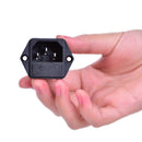 AC-03 Power Socket 10A 250VAC With Safety Fuse Holder Triangle Socket  Bj