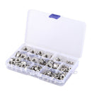150Pcs Stainless Steel Serrated Hex Flange Nuts Flange Metric Hex Lock Nuts R7L9