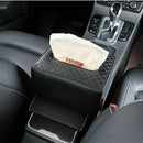 New PU Leather Portable Folding Tissue Box Hotel Car Home Office Pumping Pa
