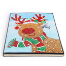 DIY Christmas Elk Special Shaped Diamond Painting 60 Pages A5 Diary Book