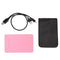 2.5in USB 2.0 SATA Hd Box HDD Hard Drive External Enclosure Case