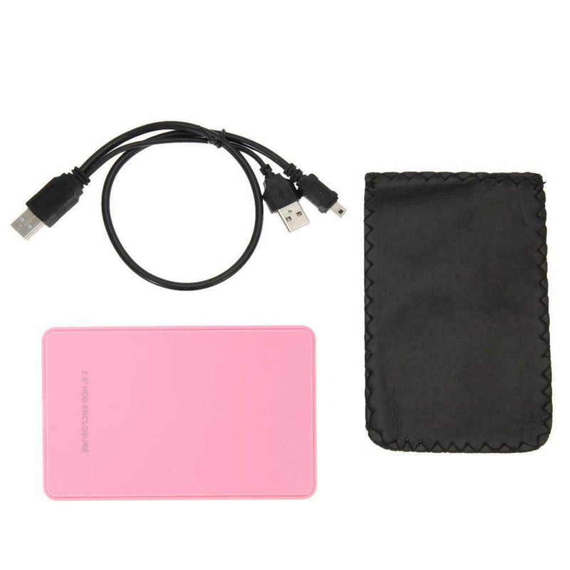 2.5in USB 2.0 SATA Hd Box HDD Hard Drive External Enclosure Case