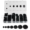 170pcs Multi-function Rubber Grommets Electrical Wire Gasket Kit for Car A