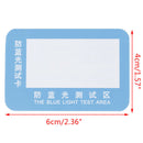 10Pcs/set Anti Blue Light Purple Test Card For Glasses Reusable Polarized Te Gw