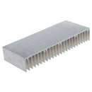 Fasdga Aluminum Heatsink Cooling Fin 150mmx60mmx25mm for Power Amplifier