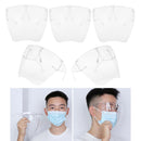 5x Reusable Safety Face Shield Visor Cover Anti-fog Eye Protection Windproof