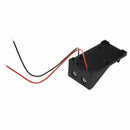 4x Battery Storage Case Slot Holder for 9V Batteries w 5.9" Wire Leads M9T8