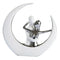 Creative Lovers On Moon Ceremic Sculpture Statue Living Room Bedroom Decor Party