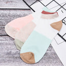 Stripe Cotton Sock Slippers Short Ankle Socks of women's socks harajuku st FmTEU