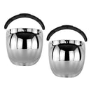 2x 3-Snap Bubble Shield Visor Flip Up Wind Shield Lens for