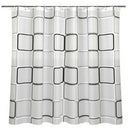 Waterproof Shower Curtain With 12 Hooks For Bathroom Toilet Q9L5