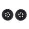 2pcs RC Car Plastic Tires, Tires Wheels For 1:18 All-Terrain Vehicle RC Car