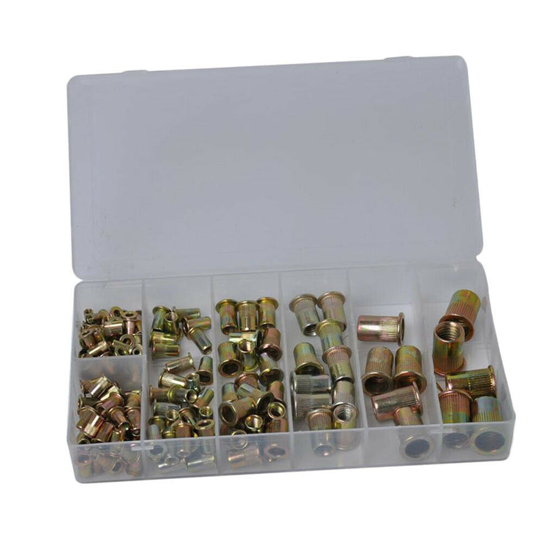 165x M3-M12 Rivnuts Blind Nutserts Threaded Rivet Nuts Carbon Steel