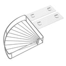 Stainless Steel Adhesive Corner Bathroom Shelf Storage Wall Shelf Organizer