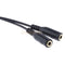 1 Male to 2 Female 3.5mm Audio Y Splitter Headphone Cable Cord for Computer