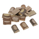 20x Tree Blocks Wood Slices DIY Crafts Wedding Rustic Wooden Pile Ornaments