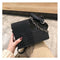 European Retro Fashion Square Bag Pu Leather Women's Designer Handbag Splic S7F9