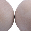Wooden balls without bore Dia. 50 mm, 2 pieces