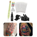 Tattooing Art Hand Poke Stick Tattoo Supply Set with 15Pcs Needles DIY