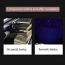 Mini LED Car Roof Lights Projector Delicate USB Night Light Car Atmosphere P7Q8