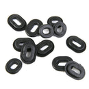 12 pieces of elastic rubber eyelet cover Fit for motorcycle car
