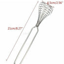 Spring Coil Wire Whisk Hand Mixer Blender Egg Beater Stainless Steel Tool
