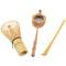 Natural Bamboo Tea Strainer Matcha Whisk Brush Green Tea Powder Whisk Scoop H7Q5