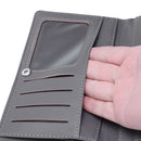 Storage Bag Design-Multifunction Clutch Crossbody Phone Wallet Case(Gray) K2C7