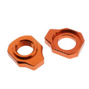 Aluminum Alloy - For  - Pair Chain Guide and Swingarm Slider Kit, Orange~