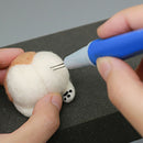 Needle Felting Handle Clover with Three Needles Wool Tool Applique Craft Kit