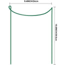 Garden Support Stake, 2-Pack Half Round Metal Garden Plant Supports, Garden