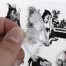 diy cat paradise transparent clear stamp for diy scrapbooking card decoratioB3C