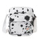 Canvas Women Crossbody Bags Cow Print Clear Splicing Shoulder Pouch (1)