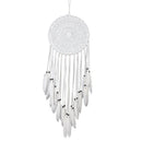White Decorative Pattern Dream Catcher Wall Hanging Home Car Decor Craft