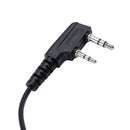 Two Way Radio Earpiece With Mic - Covert Acoustic Tube Transparent Headsets
