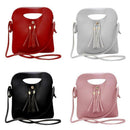 Simple Casual Tassels Hasp Small Handbags Women Girls PU Leather Shoulder M Z6E2