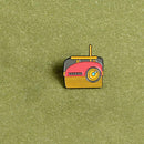 Retro Radio Brooch Badge Jacket Jewelry Backpack Accessories Pin (Style 3)  A