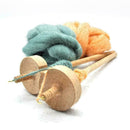 1pcs Beginners Drop Spindle Top Whorl Yarn Spin Hand Carved Wooden Tool Gif Q2H3