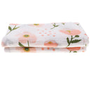 2Pcs Bamboo Fiber Blanket Swaddle Toddler Bath Towel Sleeping Quilt Cot Baby