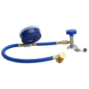 R134A Air Conditioning Recharge Measuring Hose Gauge Valve Refrigerant Pipe