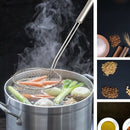 Set of 2Pc Stainless Steel 5 InchLadle Wire Skimmer Spoon with Handle for K