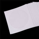 50pcs 12.5*12.5cm CD DVD Paper Flap Sleeves Clear Window Cases Cover EnvelopeME