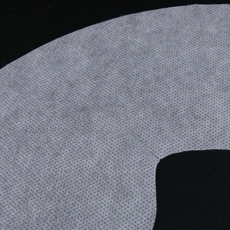 100 Pcs Disposable Face Cradle Covers, Headrest Cradle Sheet,Silicone Spa