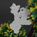 Bear DIY Metal Embroidery Stencil Scrapbook Craft Cutting Die Handwork
