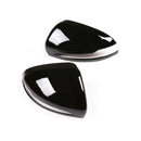 Black ABS Right Drive Rearview Mirror Cover Trim for Mercedes Benz C E GLC