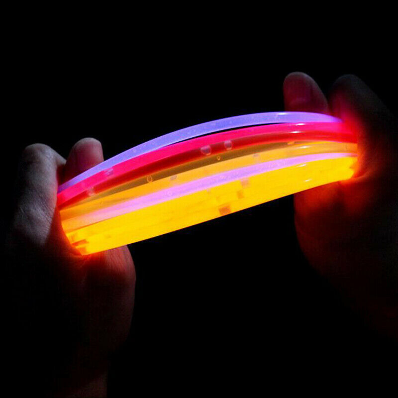 1Box 7 Color Glow Sticks Light Sticks Shinning Fluorescence Light Brace Hn