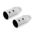 2x Eye End Cap Bimini Top Fitting / Hardware 1'' 25mm Marine Stainless Steel