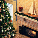 40PCS Unfinished Wooden Christmas Ornaments Bulk,Natural Wood Slices Wood C